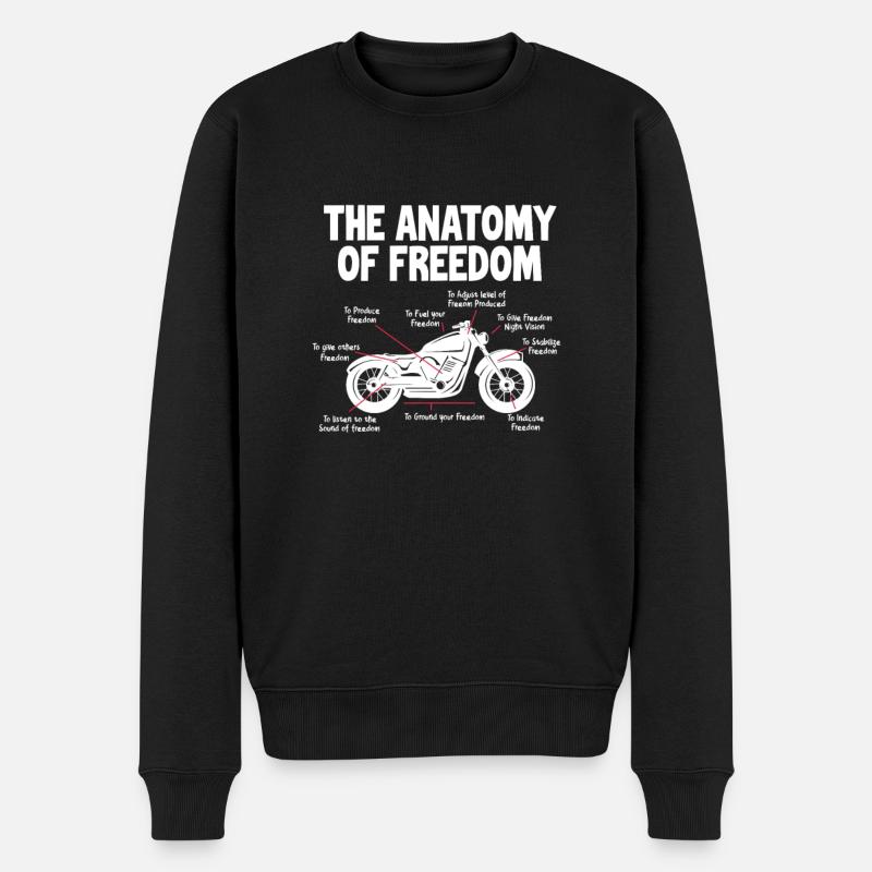 Cycliste - Pull Premium bio Homme - noir