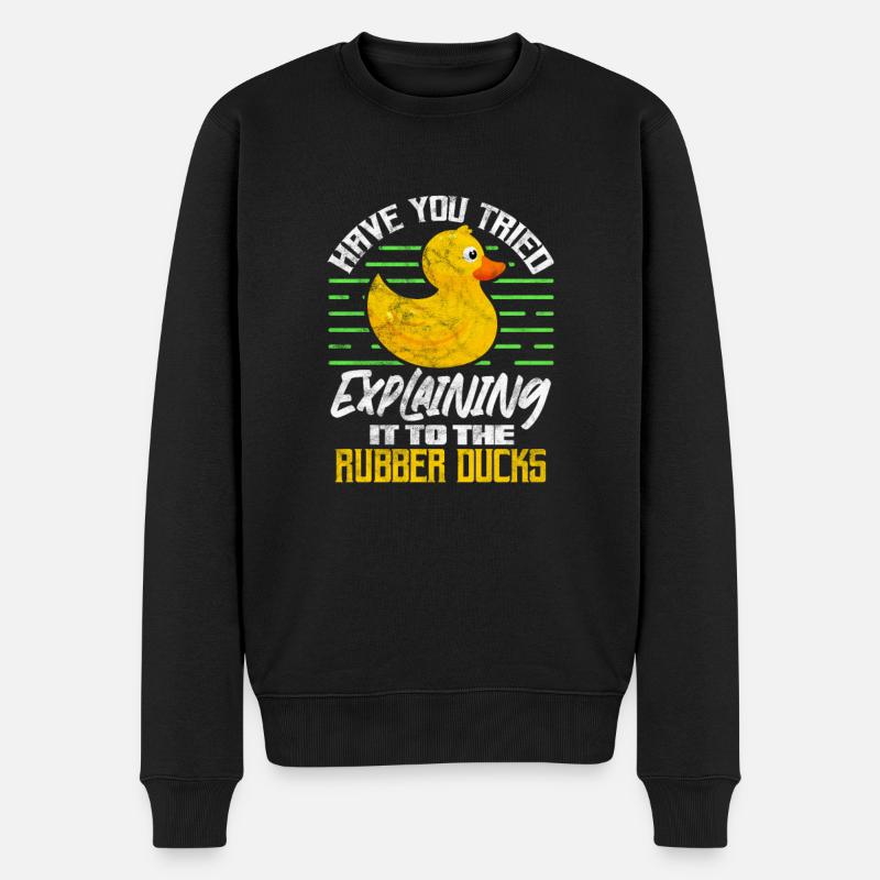 Programmer - Men's Premium Organic Jumper - black