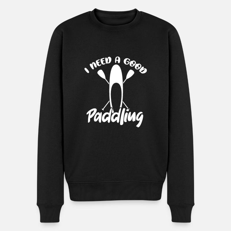 SOUPER - Pull Premium bio Homme - noir