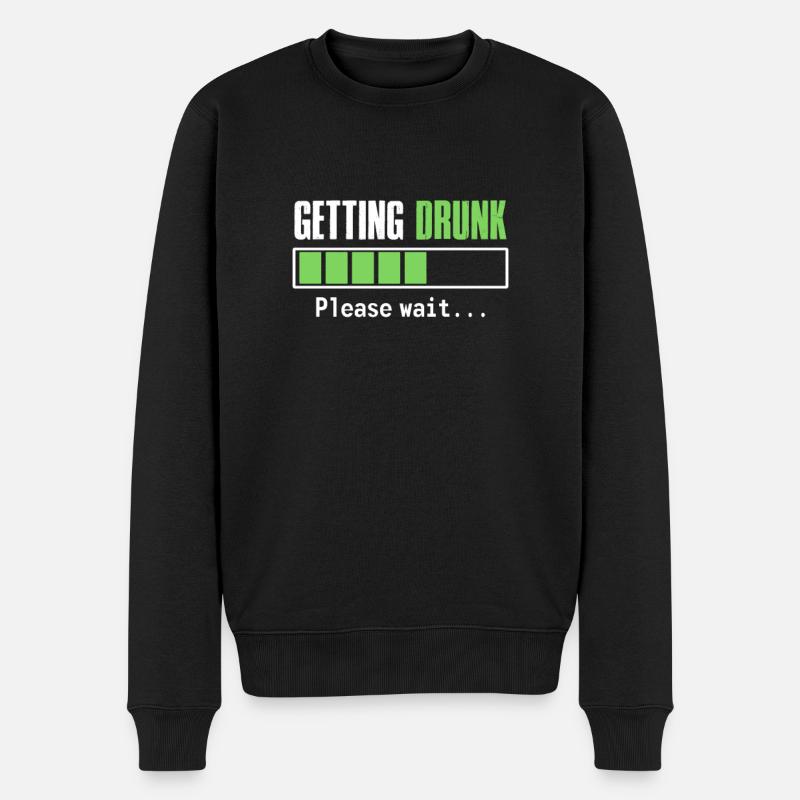 Junggesellenabschied - Männer Premium Bio Pullover - Schwarz