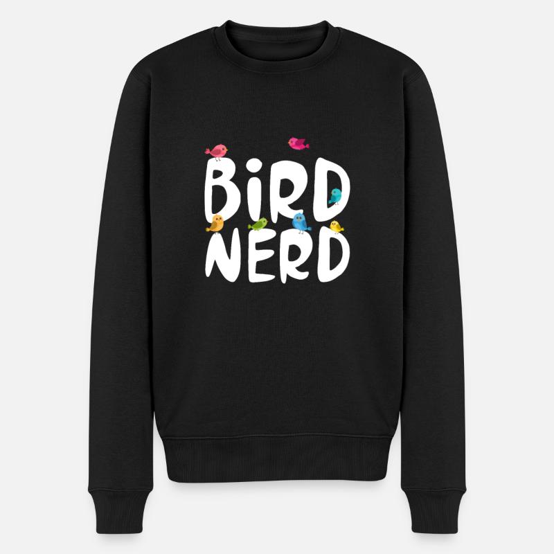 Ornithologie - Männer Premium Bio Pullover - Schwarz