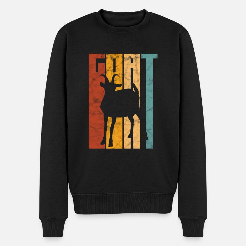 Chèvre - Pull Premium bio Homme - noir
