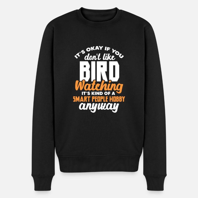 Ornithologie - Männer Premium Bio Pullover - Schwarz