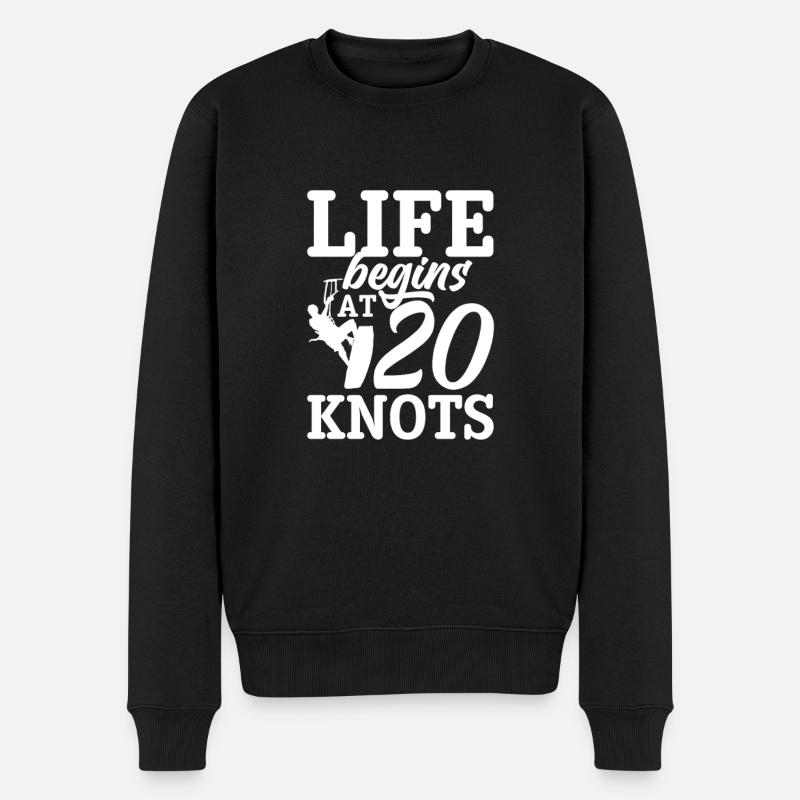 Kitesurf - Pull Premium bio Homme - noir