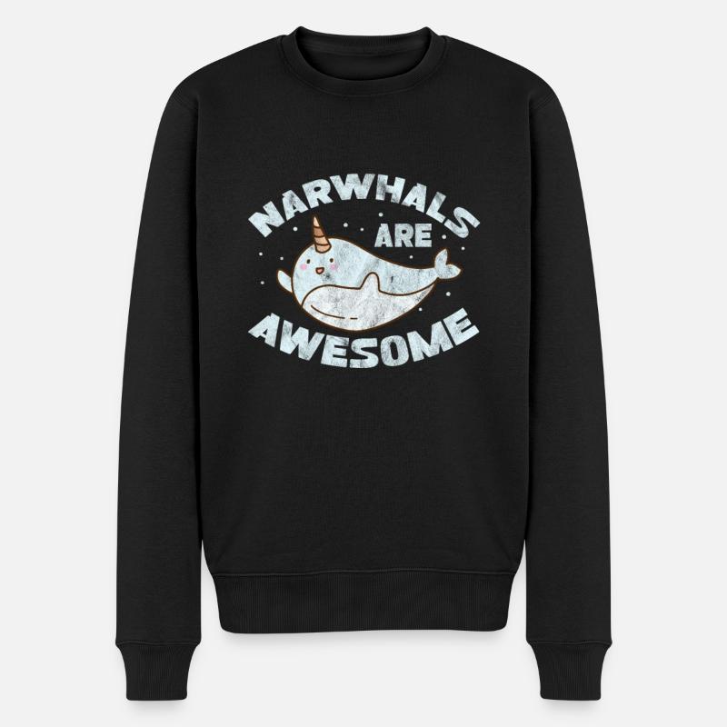 Narval - Pull Premium bio Homme - noir