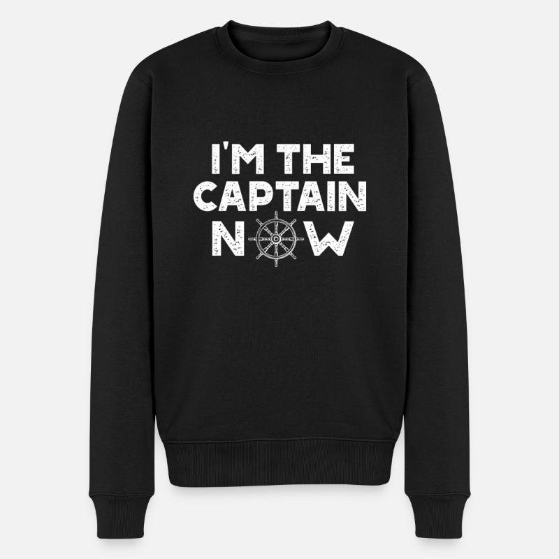 Capitaine - Pull Premium bio Homme - noir