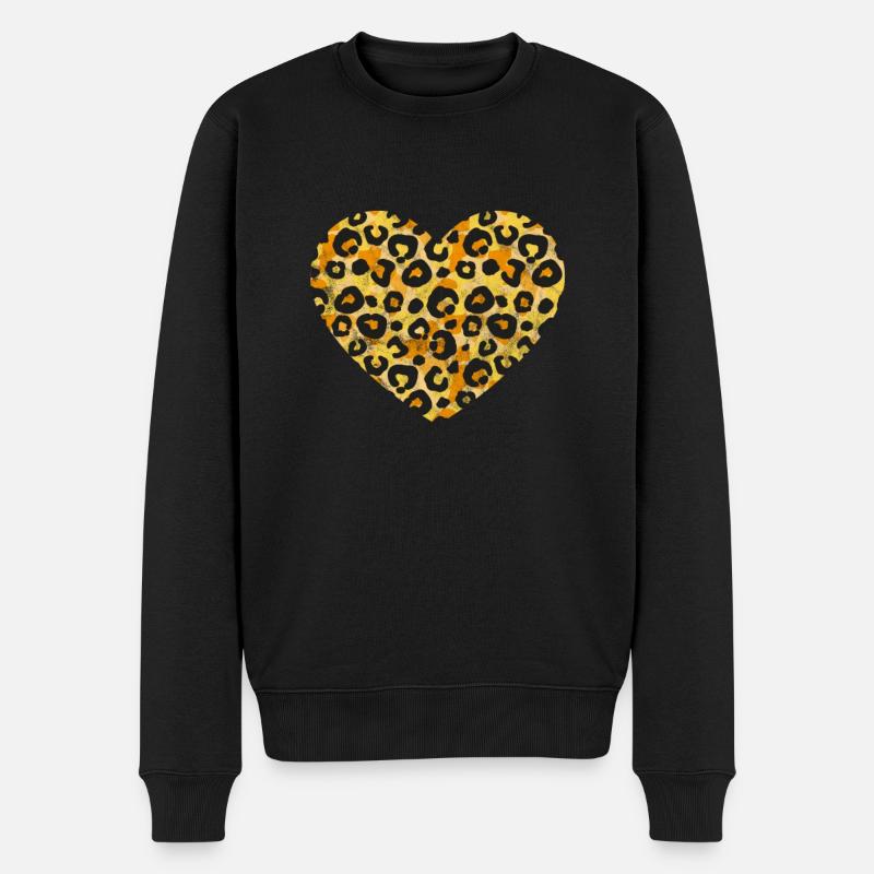 Gepard - Männer Premium Bio Pullover - Schwarz
