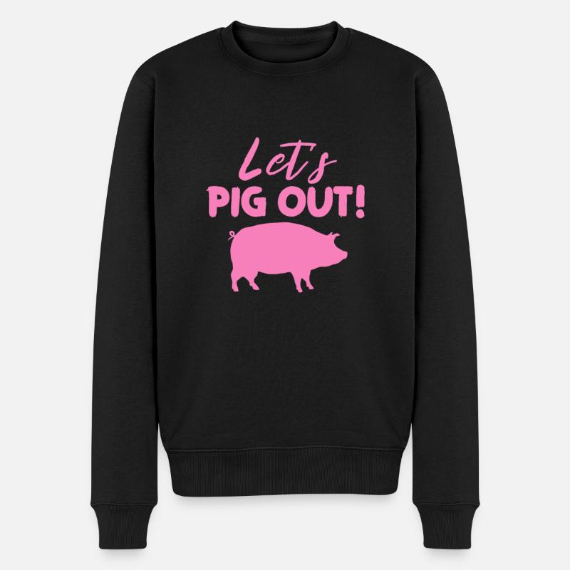 Cochon - Pull Premium bio Homme - noir