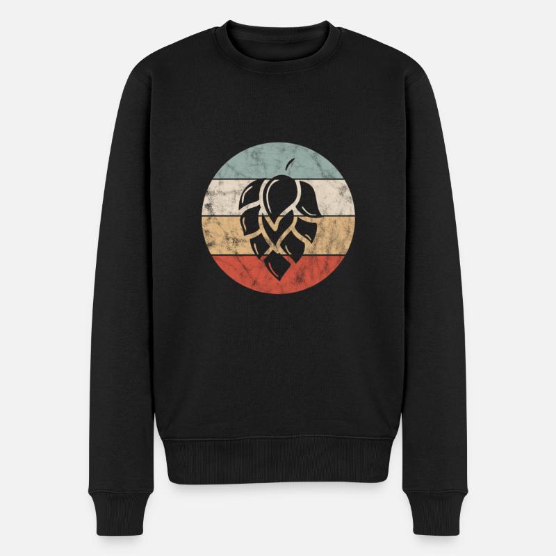 Brauer - Männer Premium Bio Pullover - Schwarz