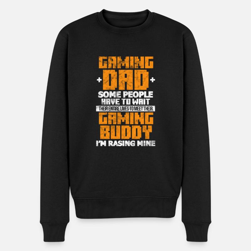 Père Gaming - Pull Premium bio Homme - noir