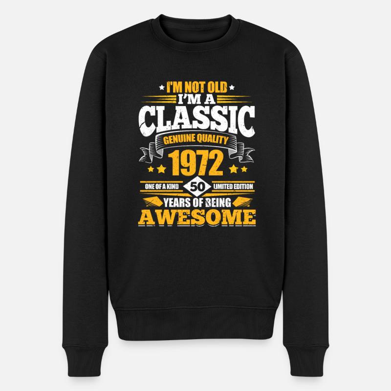 1972 - Pull Premium bio Homme - noir