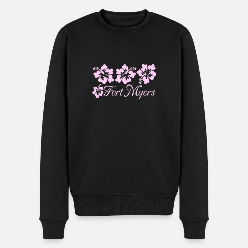 Florida - Männer Premium Bio Pullover - Schwarz