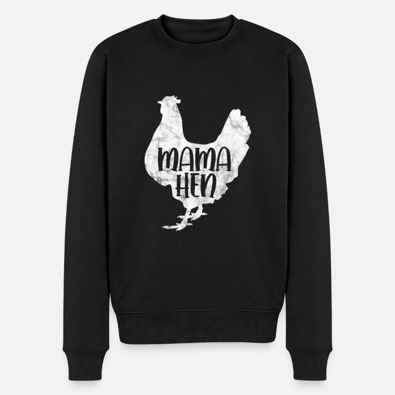 Poulet - Pull Premium bio Homme - noir