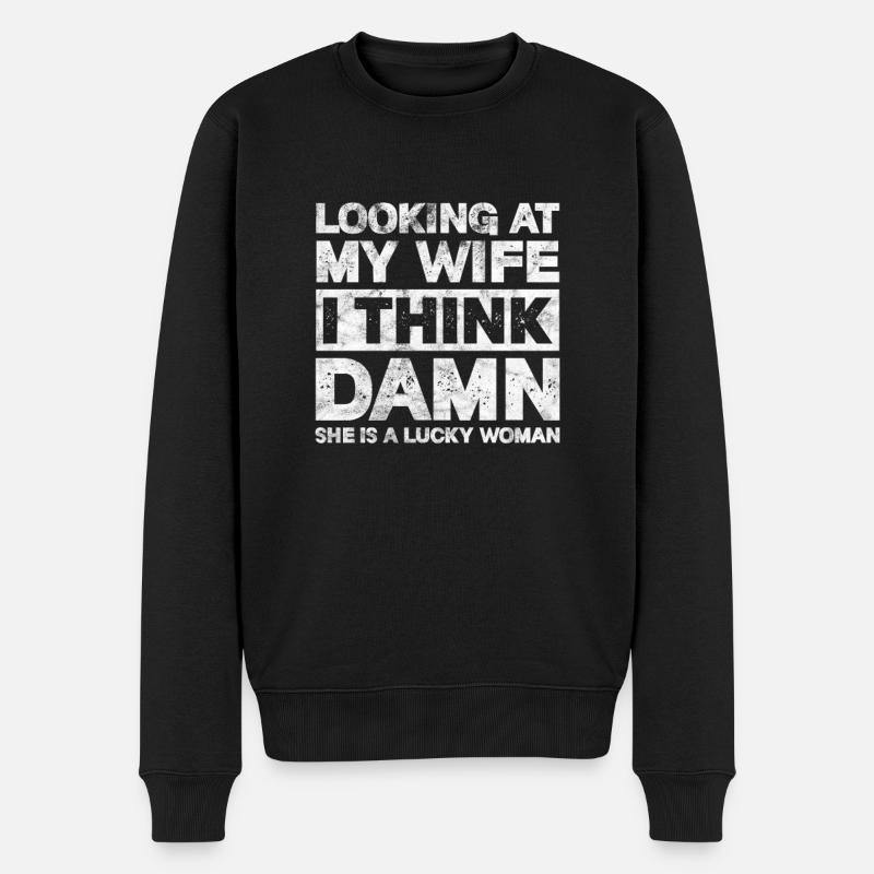 Père - Pull Premium bio Homme - noir