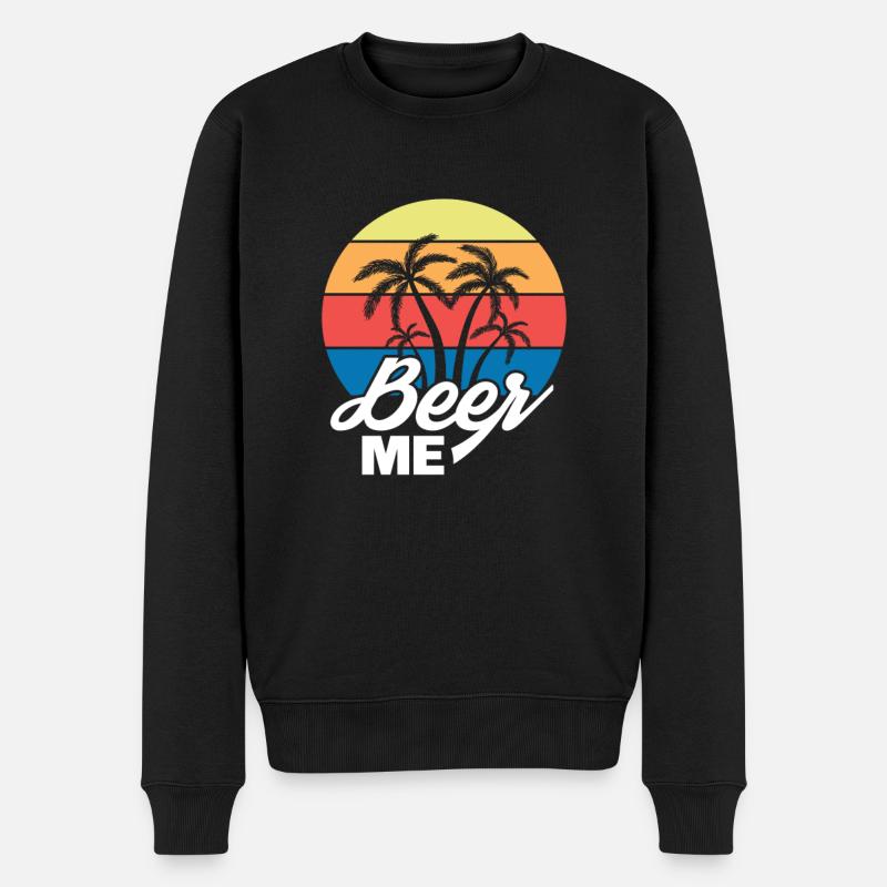 Bière - Pull Premium bio Homme - noir