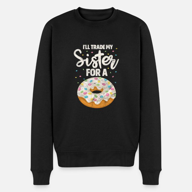 Sœur Donut - Pull Premium bio Homme - noir