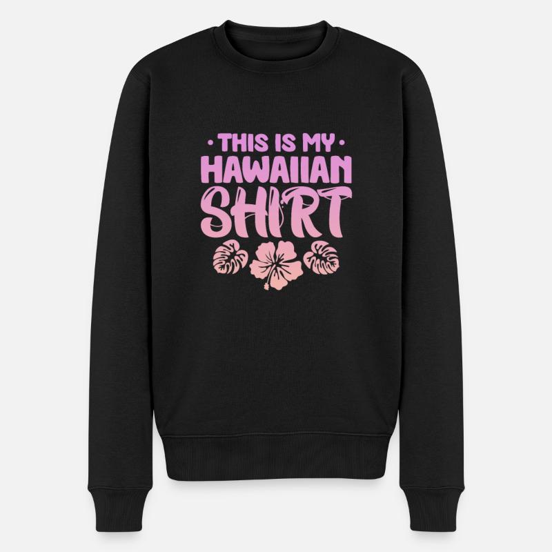 Hawaï - Pull Premium bio Homme - noir