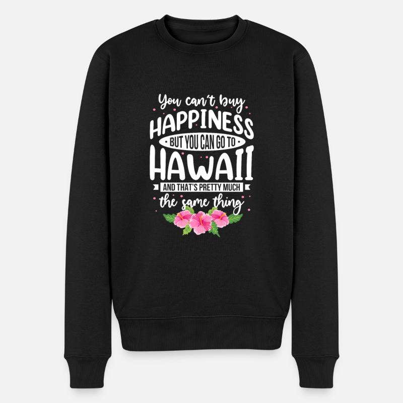 Hawaï - Pull Premium bio Homme - noir
