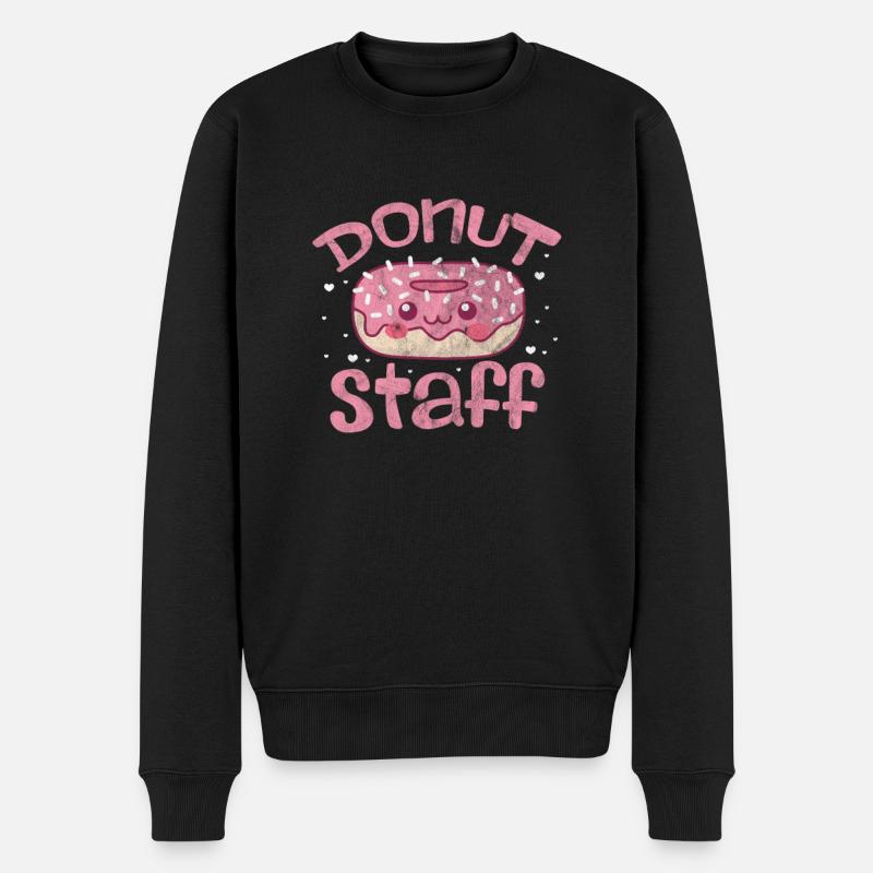 Beignet - Pull Premium bio Homme - noir