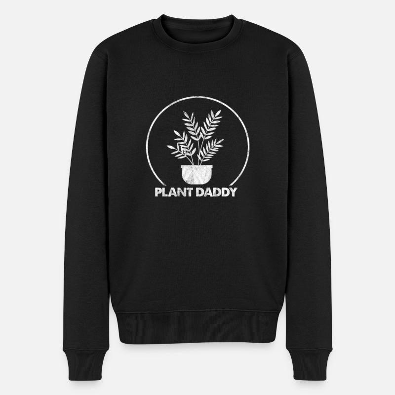 Vater - Männer Premium Bio Pullover - Schwarz
