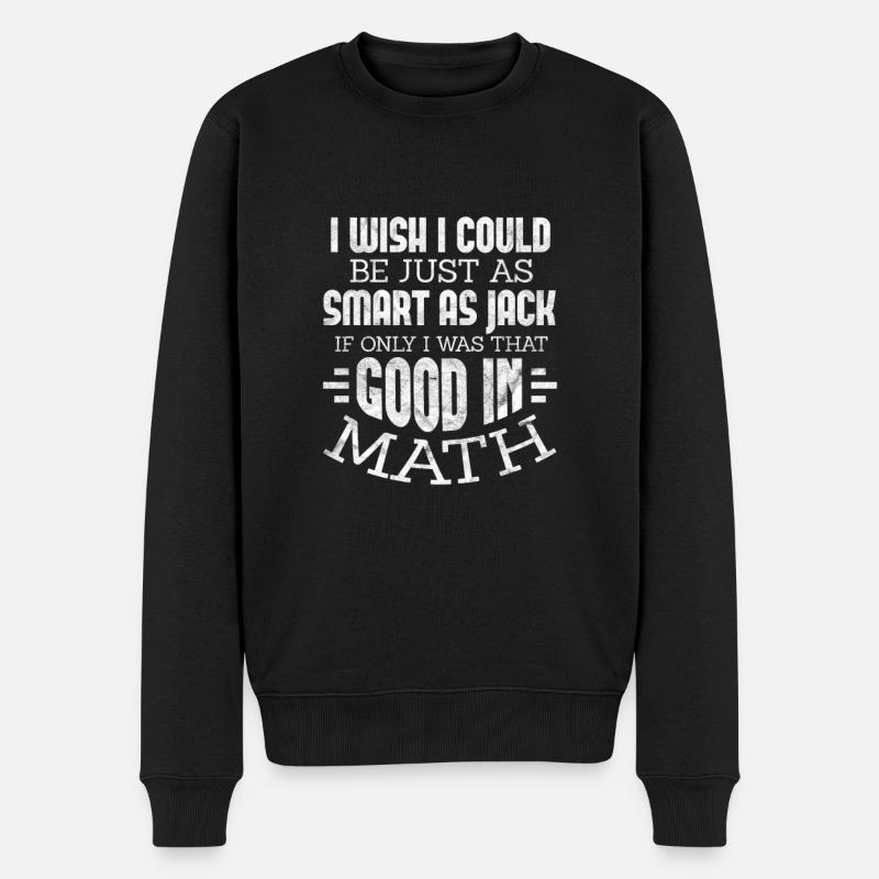 Mathématiques - Pull Premium bio Homme - noir
