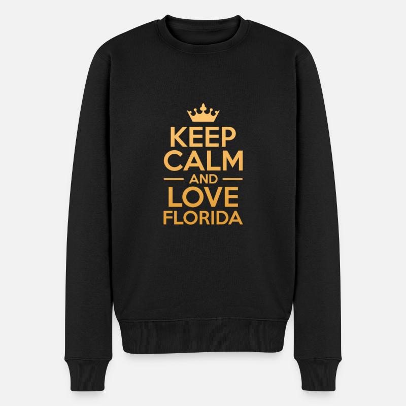 Florida - Männer Premium Bio Pullover - Schwarz