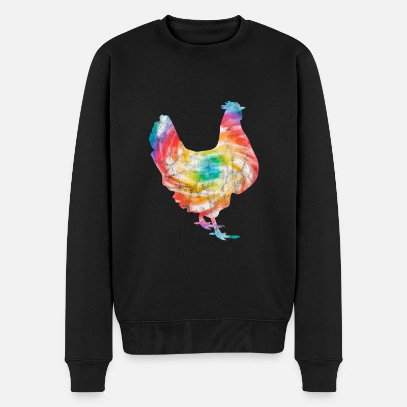 Poulet - Pull Premium bio Homme - noir