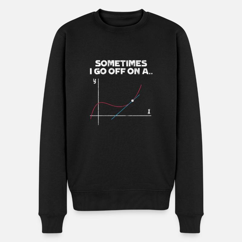 Mathématiques - Pull Premium bio Homme - noir