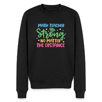 Mathématiques Math Mathématicien Math Professeur Cadeau - Pull Premium bio Homme - noir - Devant - Nico (187cm)