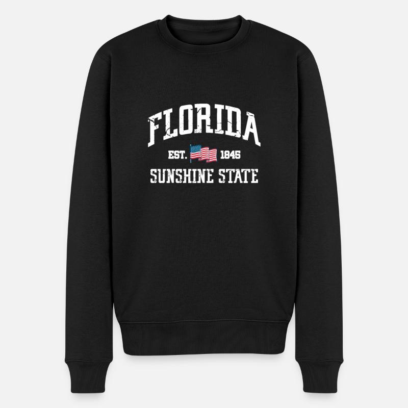 Floride - Pull Premium bio Homme - noir
