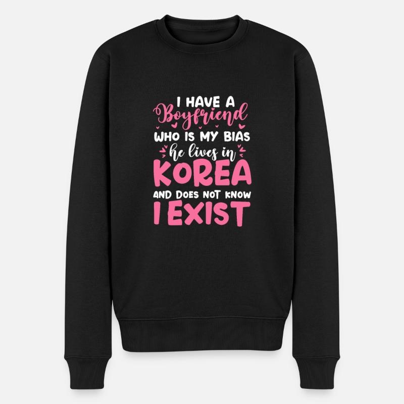 K-Pop - Pull Premium bio Homme - noir