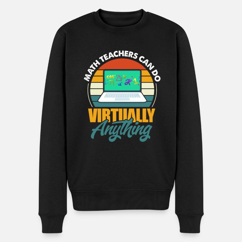 Mathématiques - Pull Premium bio Homme - noir