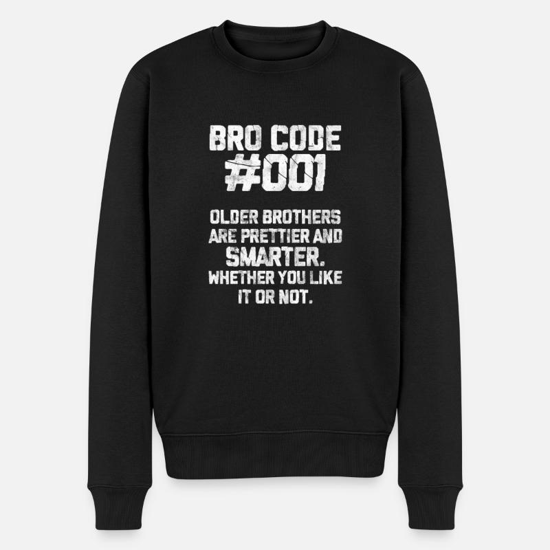 Bruder - Männer Premium Bio Pullover - Schwarz