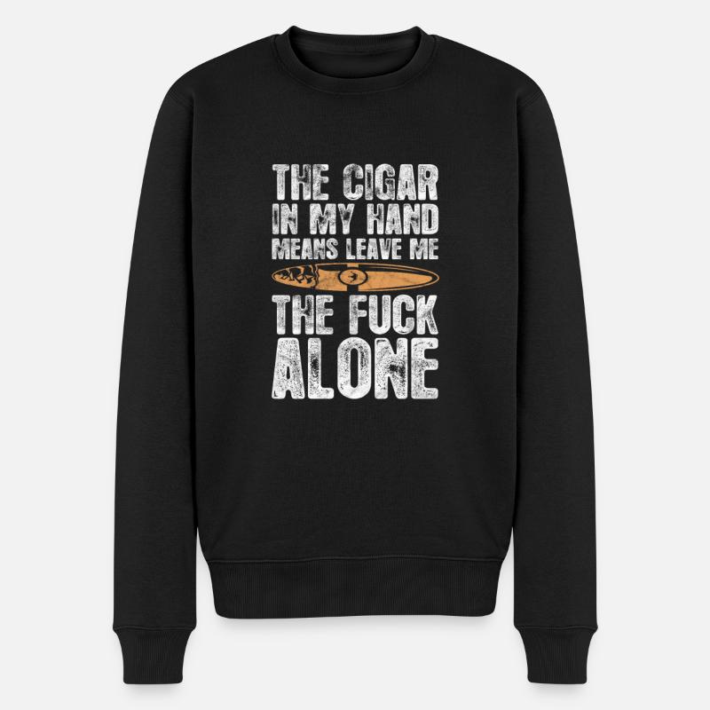 Cigare - Pull Premium bio Homme - noir