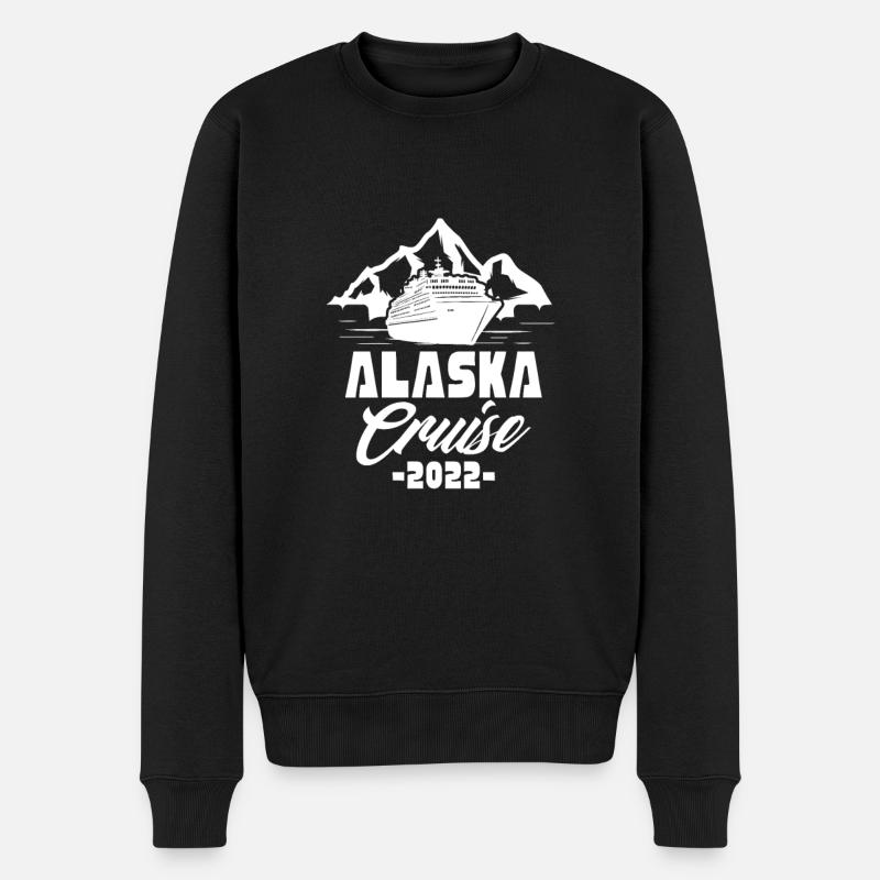 Kreuzfahrt 2022 Alaska - Männer Premium Bio Pullover - Schwarz