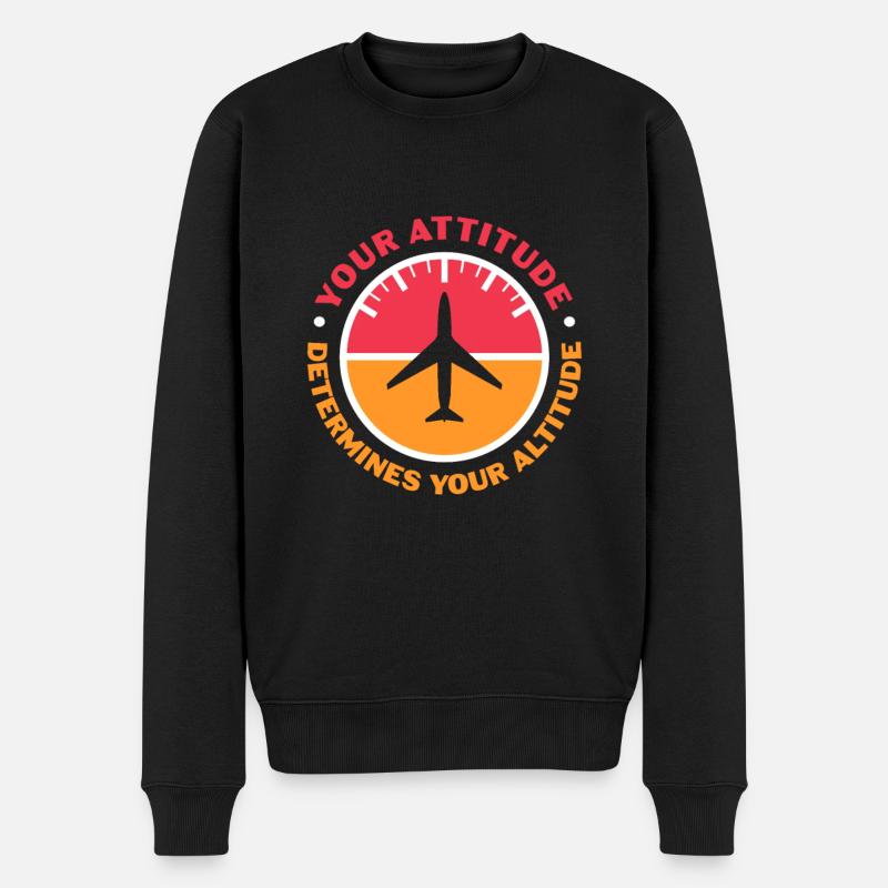Motivation - Männer Premium Bio Pullover - Schwarz