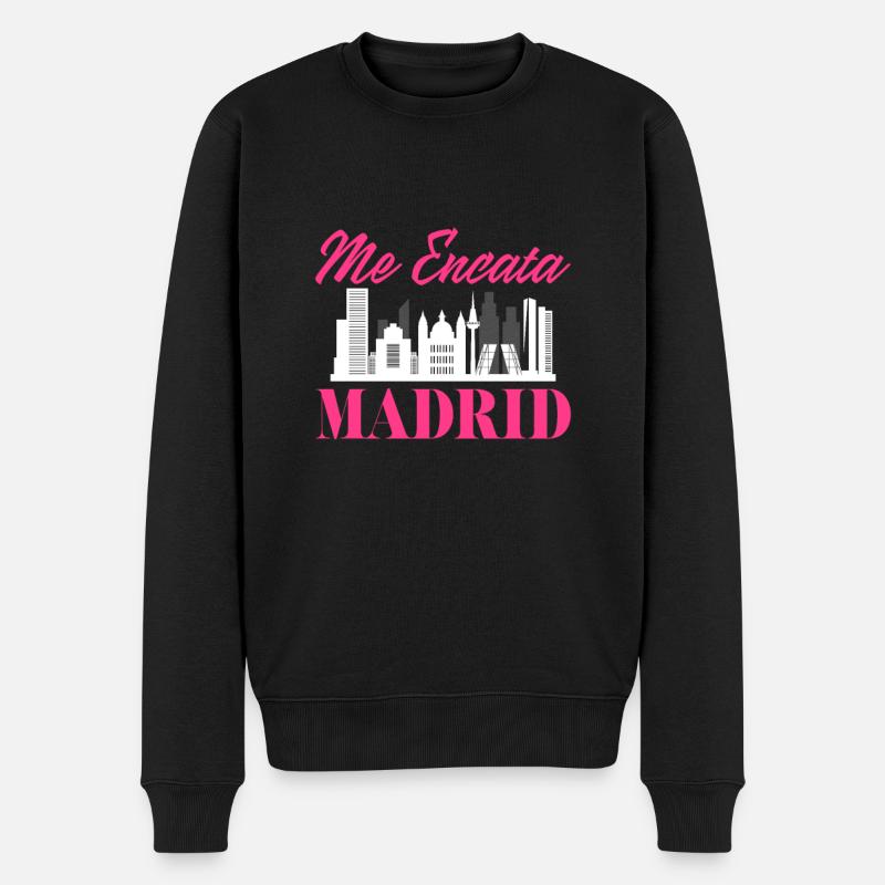 Madrid - Pull Premium bio Homme - noir