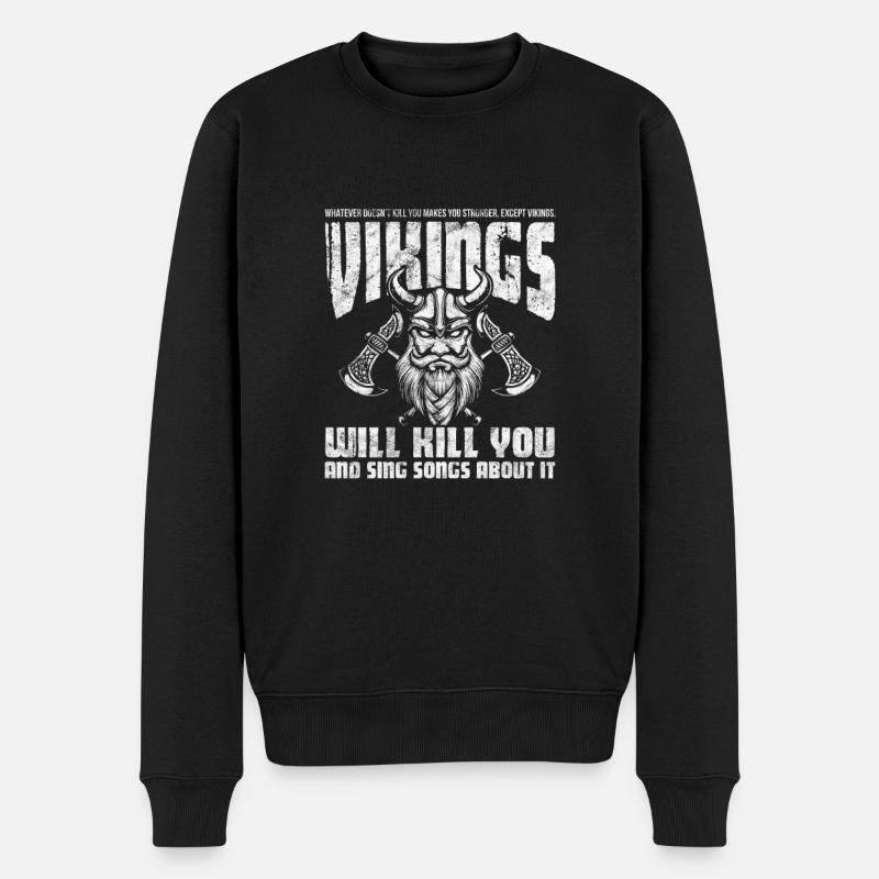 Viking - Pull Premium bio Homme - noir