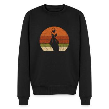 K-Pop Musique Coréenne Pop Corée Kpop Cadeau - Pull Premium bio Homme - noir - Devant - Nico (187cm)