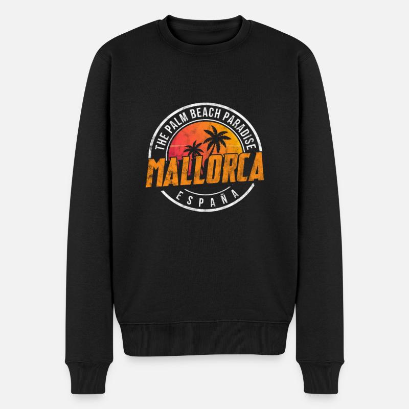Espagne Espagnol Majorque Cadeau de Vacances Espagnol - Pull Premium bio Homme - noir