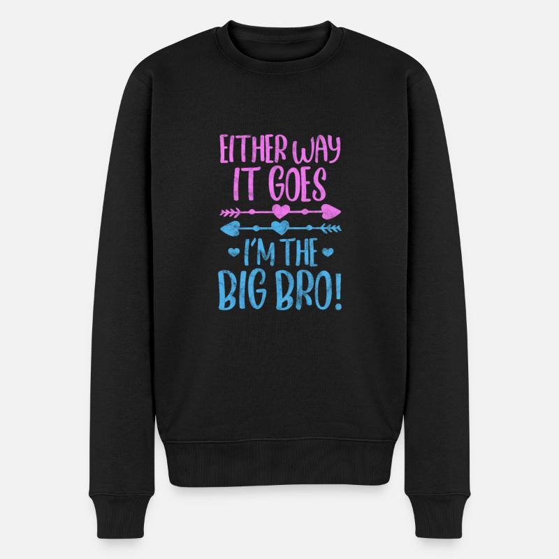 Bruder - Männer Premium Bio Pullover - Schwarz