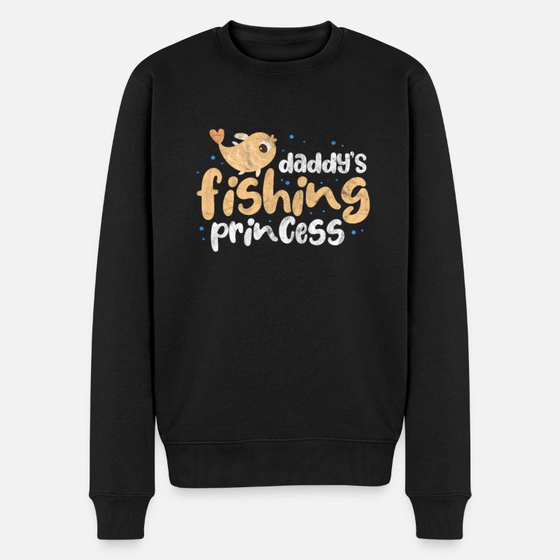 Pêcheur Père Fille - Pull Premium bio Homme - noir