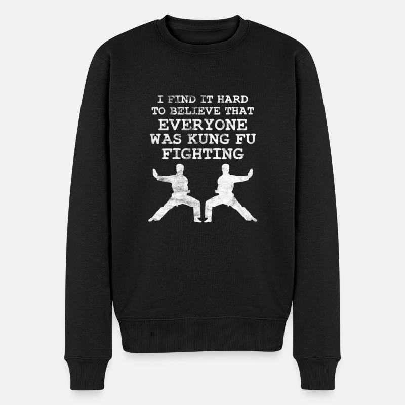 Kung-fu - Pull Premium bio Homme - noir