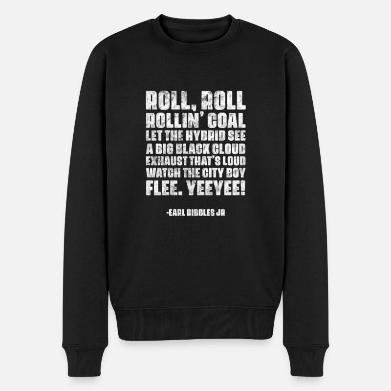 Diesel - Männer Premium Bio Pullover - Schwarz