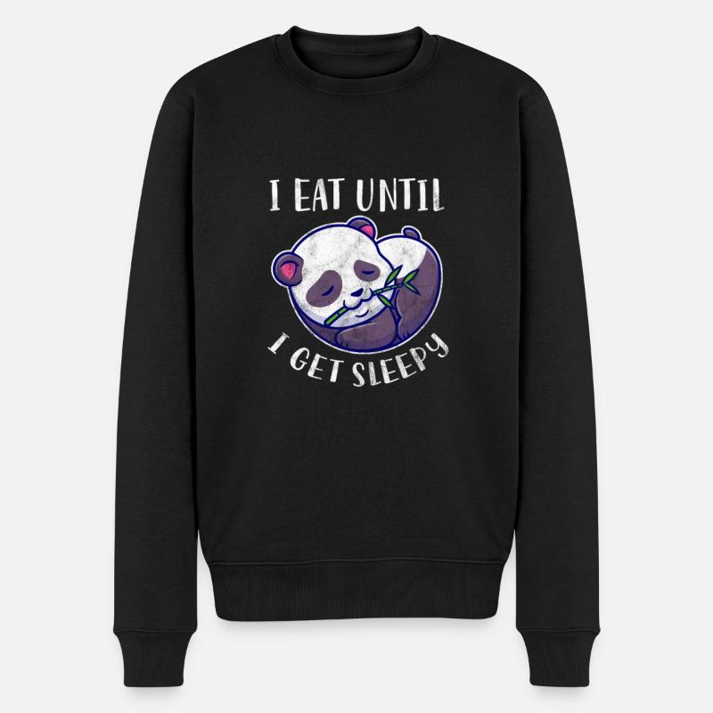 Panda - Pull Premium bio Homme - noir