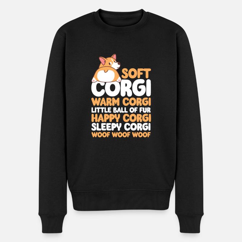 Corgi - Pull Premium bio Homme - noir
