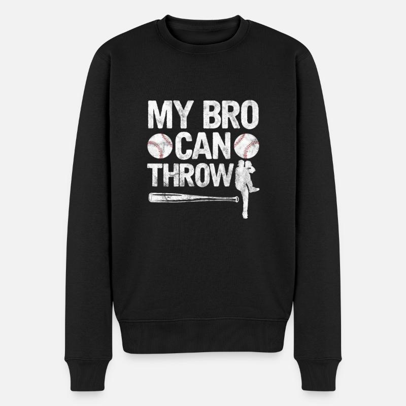 Frère Baseball - Pull Premium bio Homme - noir