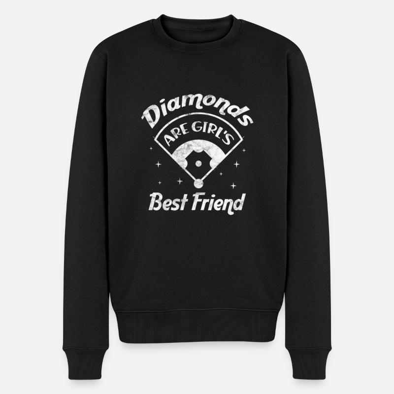 Softball - Pull Premium bio Homme - noir