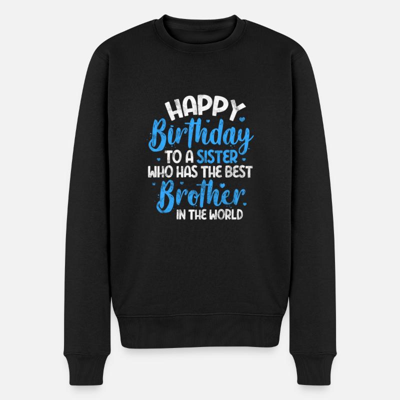 Bruder - Männer Premium Bio Pullover - Schwarz