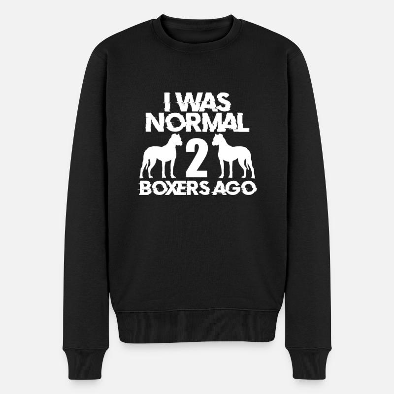 Boxer Chien - Pull Premium bio Homme - noir